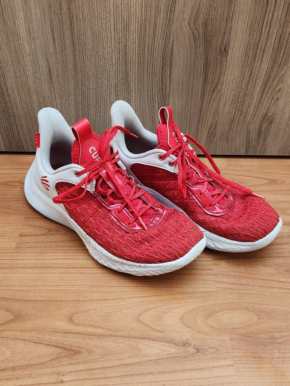 Under Armour Curry Flow 9 Team Red White